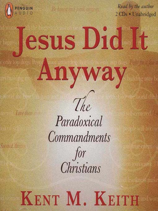 Cover image for Jesus Did It Anyway